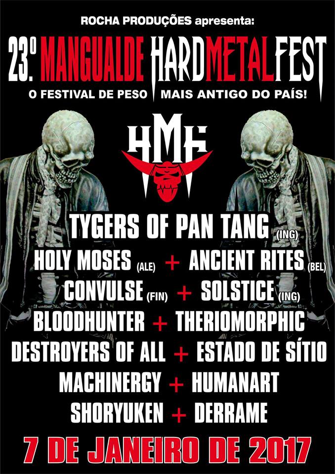 Resultado de imagem para Tygers of Pan Tang e Holy Moses no Mangualde Hardmetalfest